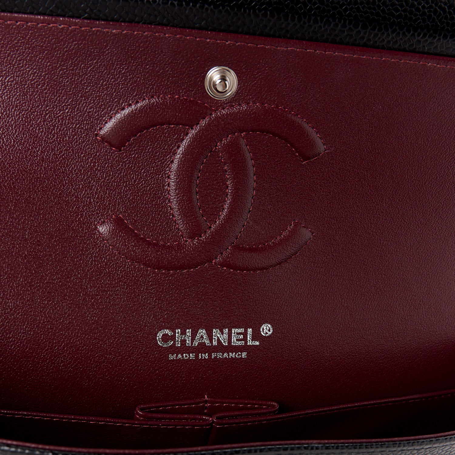 Chanel Caviar Quilted Medium Double Flap Black 6 of 11