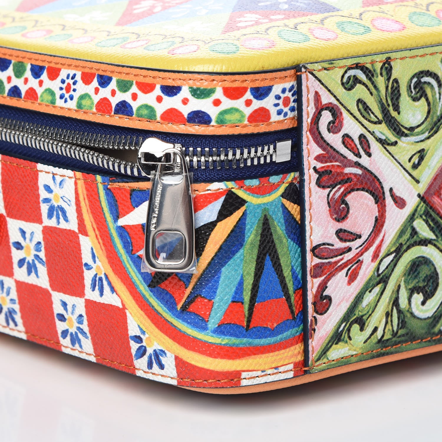 Dolce & Gabbana Dauphine Majolica Printed Box Bag Multicolor 7 of 8