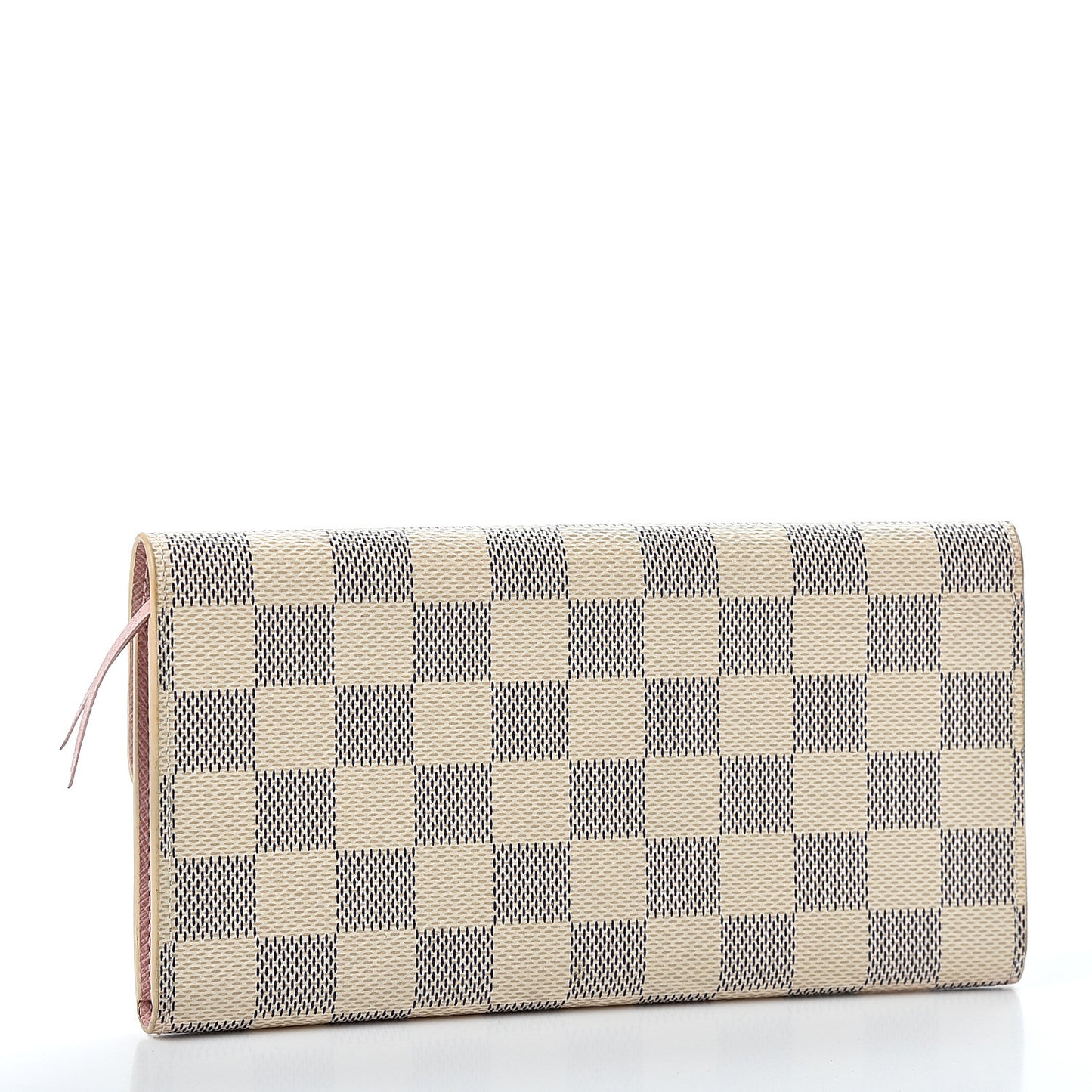 Damier Azur Emilie Wallet Rose Ballerine