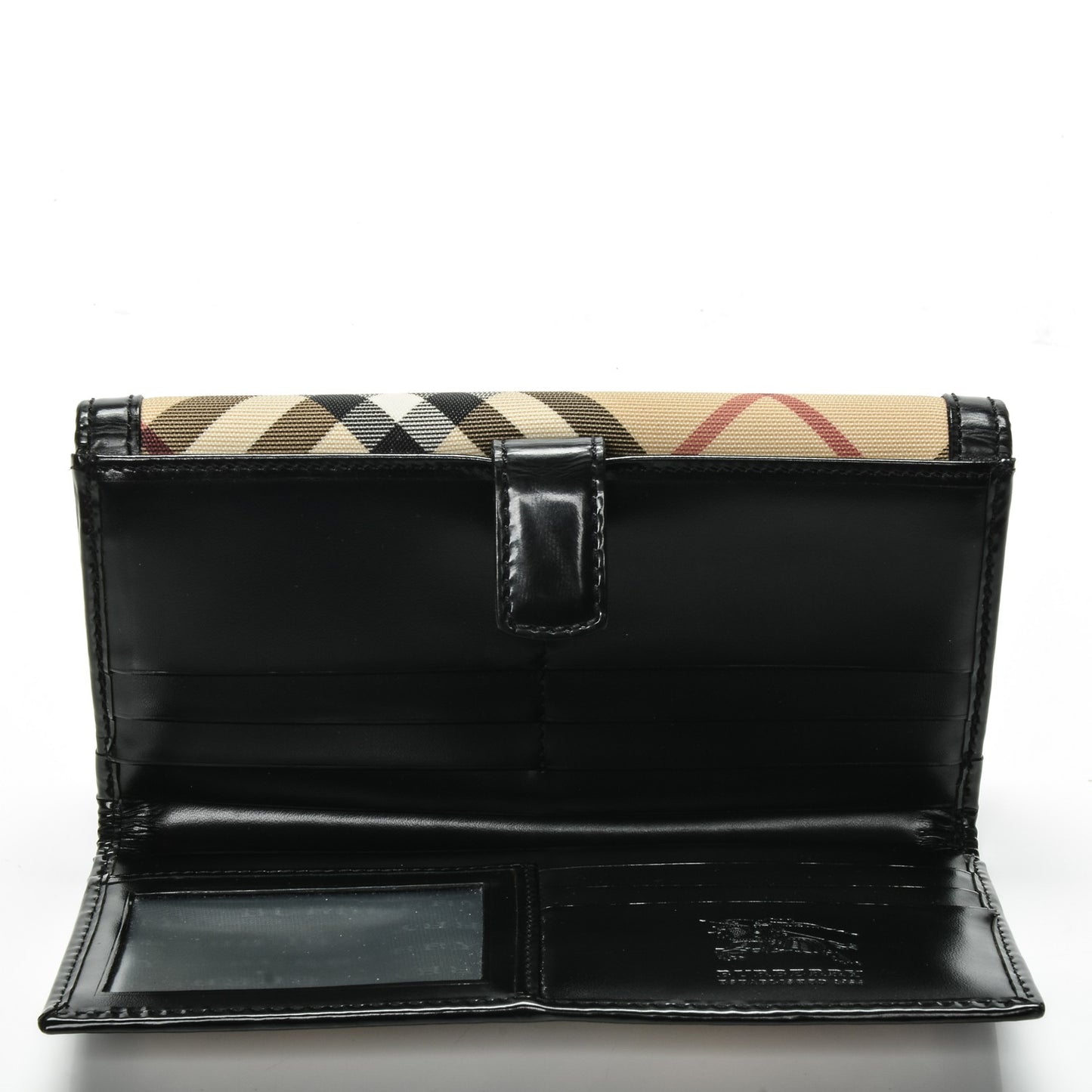 Nova Check Continental Wallet Black