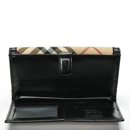 Burberry Nova Check Continental Wallet Black 7 of 8