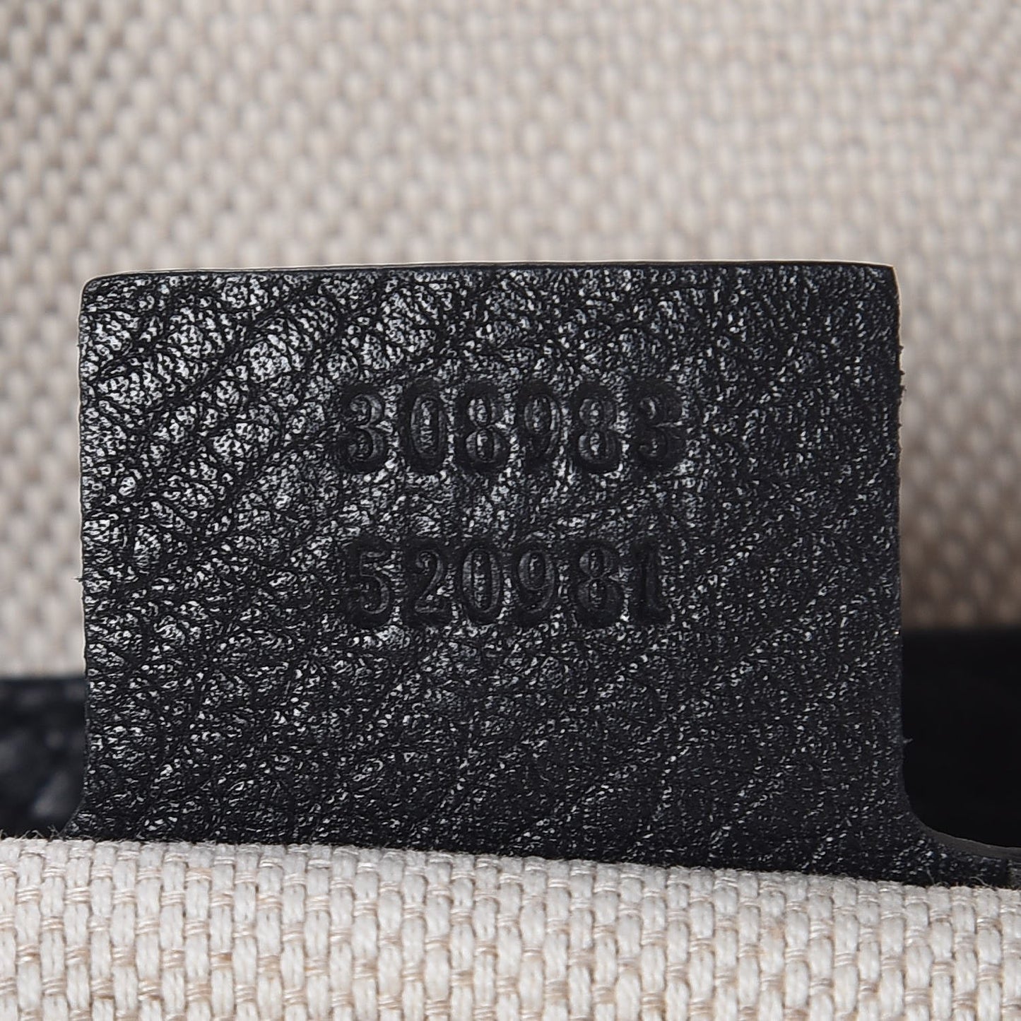 Pebbled Calfskin Small Soho Bowler Black