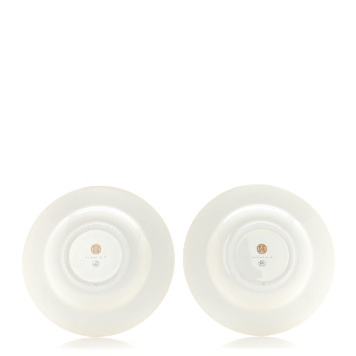Porcelain Mosaique Au 24 Platine Soup Plate Set of 2