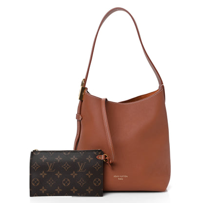 Louis Vuitton Grained Calfskin Low Key Hobo PM Cognac 2 of 12