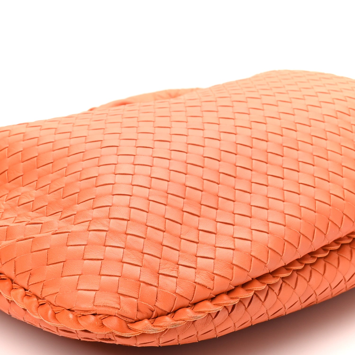 Bottega Veneta Nappa Intrecciato Large Veneta Hobo Orange 9 of 10