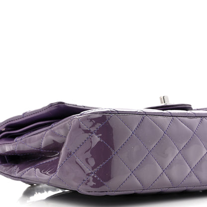 Chanel Patent Quilted Medium Double Flap Light Purple 9 of 11