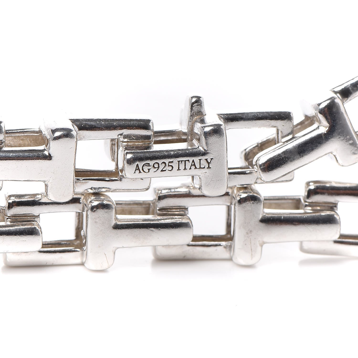 Tiffany Sterling Silver T Chain Bracelet 5 of 6