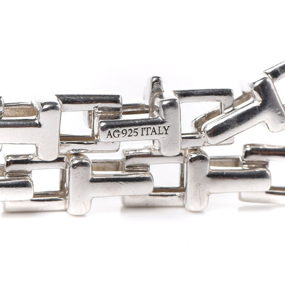 Tiffany Sterling Silver T Chain Bracelet 5 of 6