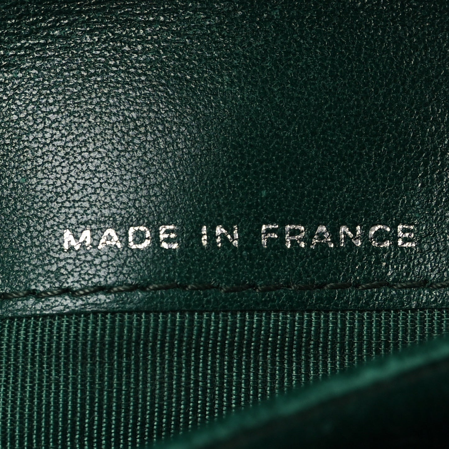 Patent Quilted Large Flap Wallet Green