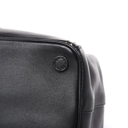 Prada City Calf Hand Stitched Medium Galleria Double Zip Tote Black 11 of 19