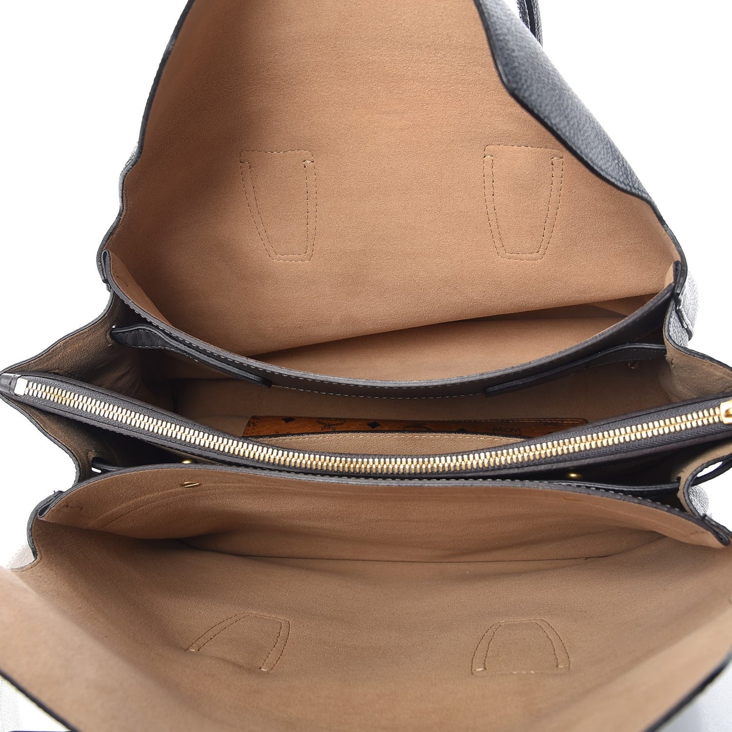 Grained Calfskin Medium Milla Tote Phantom Grey