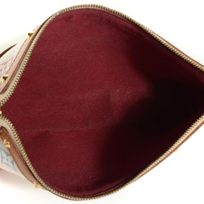 Louis Vuitton Monogram Multicolor Pochette Accessories White 6 of 8