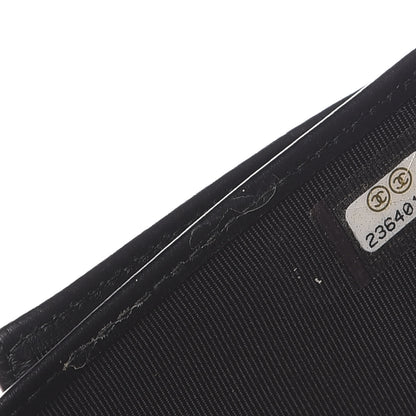 Chanel Calfskin Quilted Compact Flap Wallet So Black 8 of 8