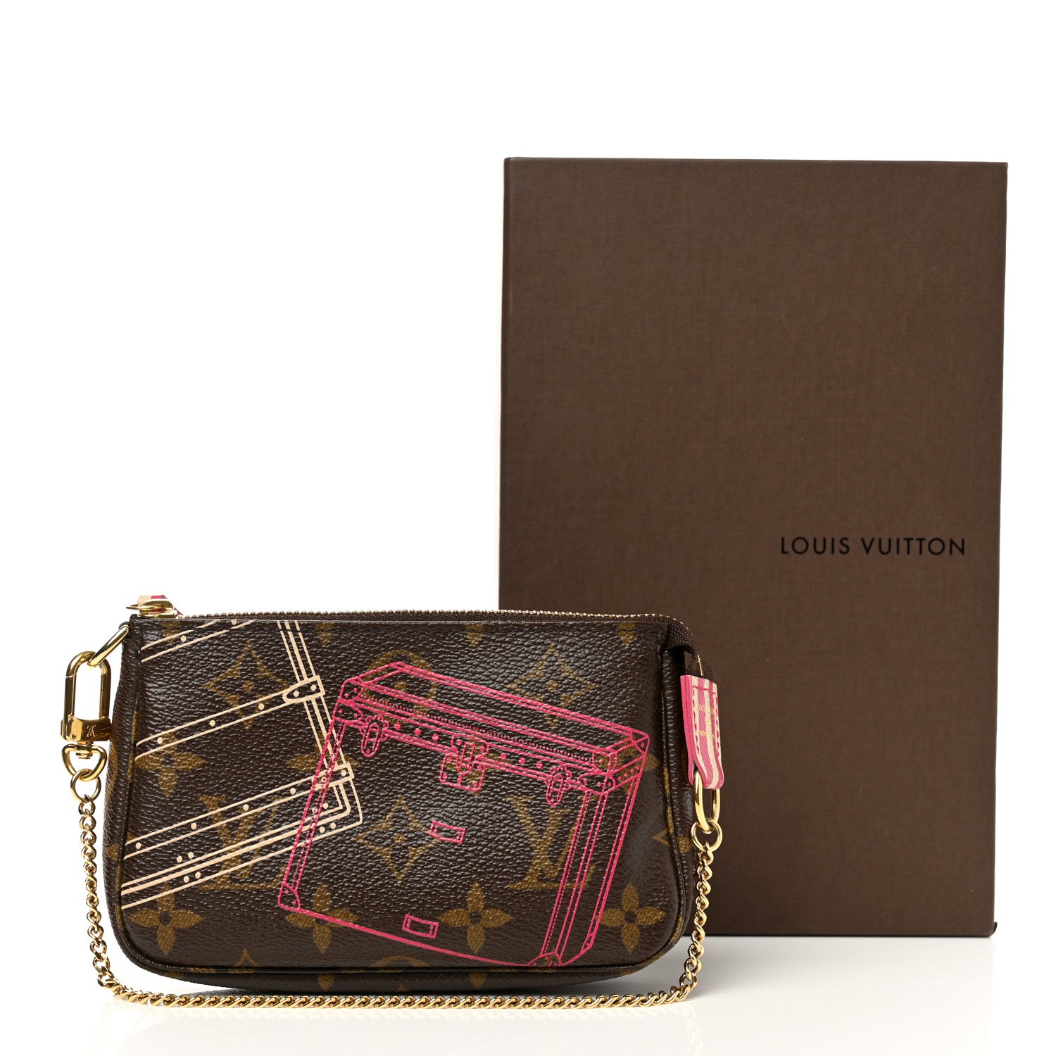 Louis Vuitton Monogram 2014 Christmas Animation Mini Pochette