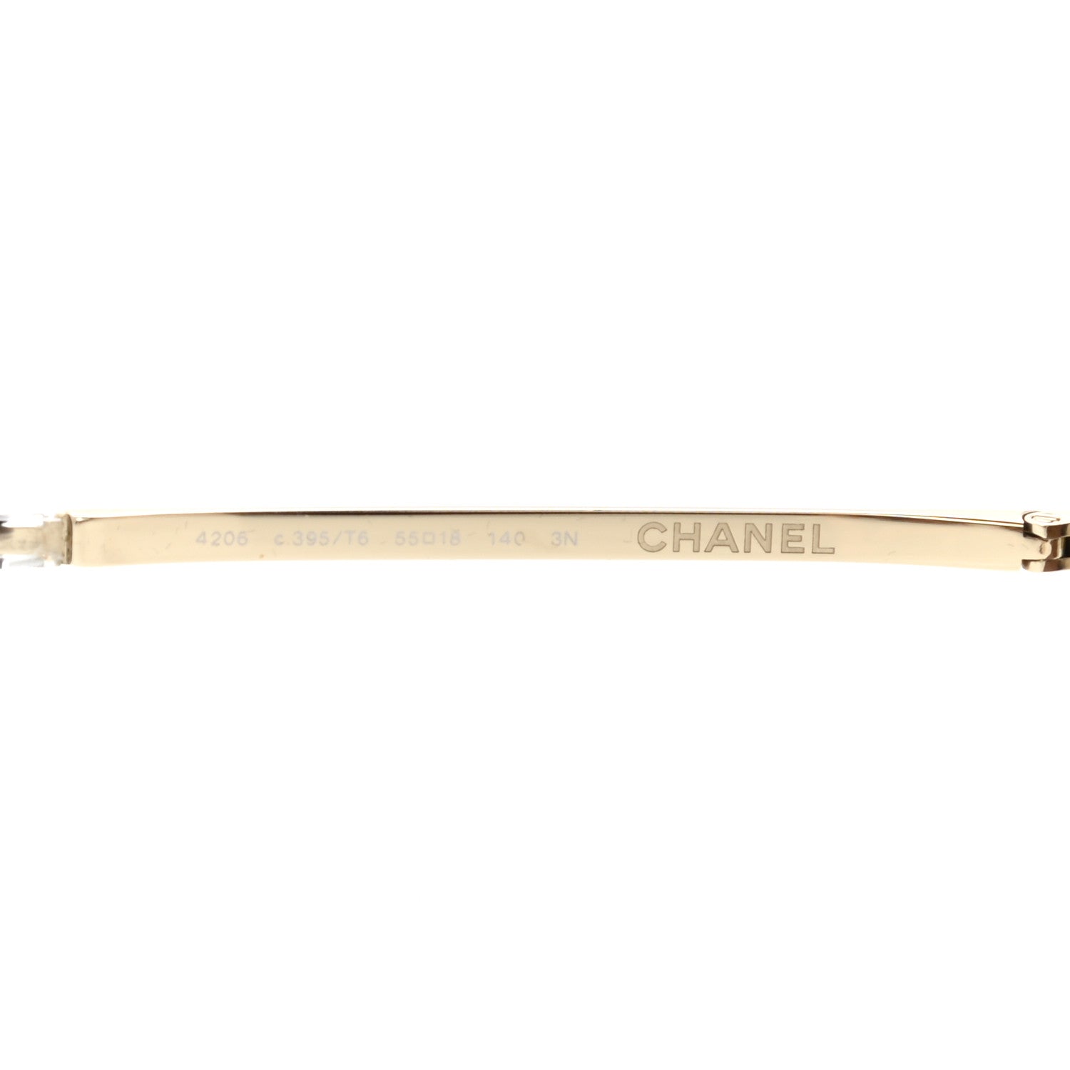 Chanel Round Mirror Sunglasses 4206 Gold 4 of 8