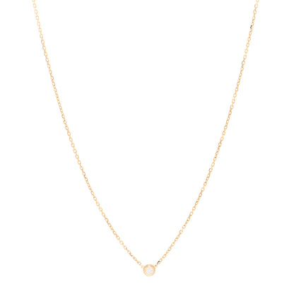 Cartier 18K Yellow Gold Diamond XS D'Amour Pendant Necklace 1 of 5