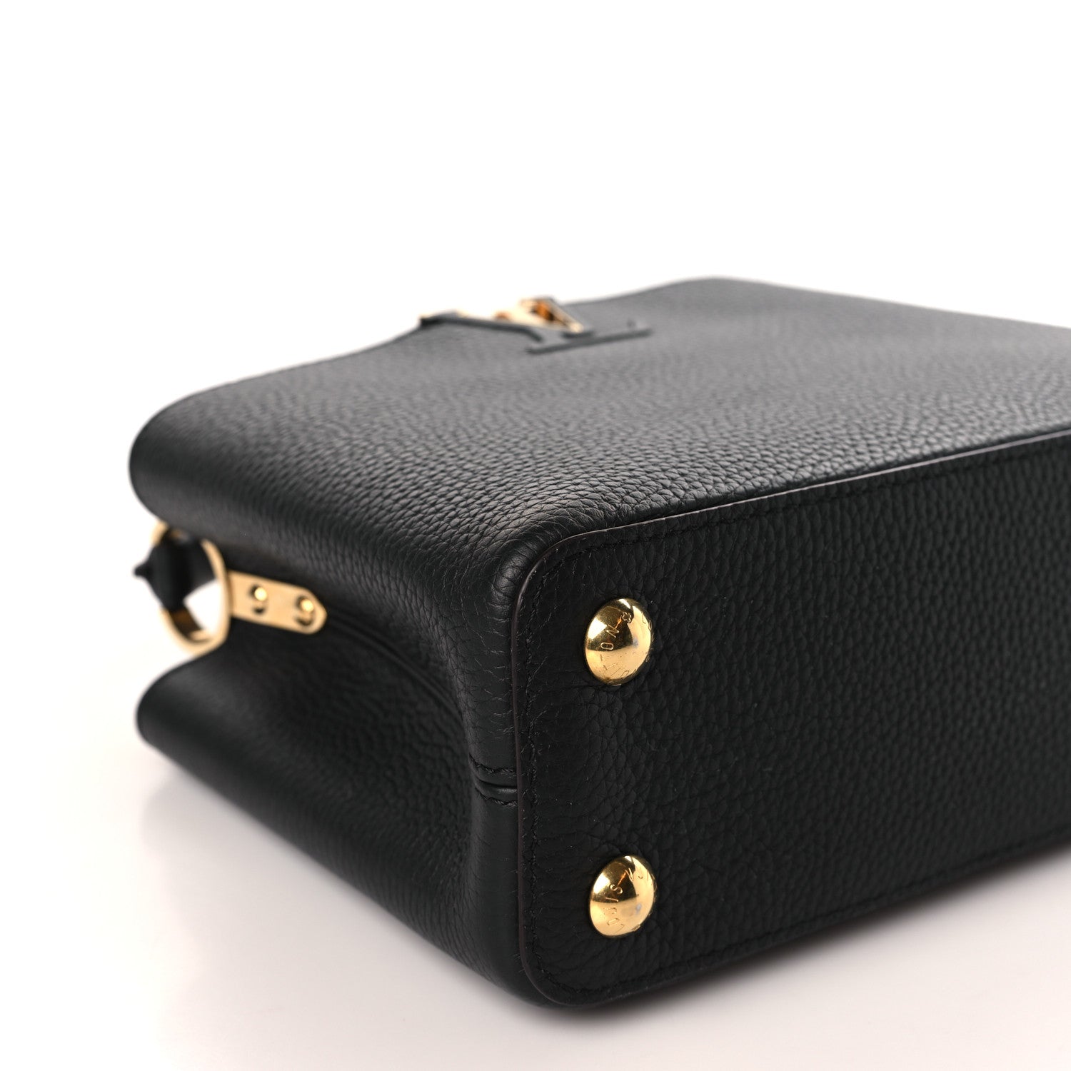 Louis Vuitton Taurillon Capucines BB Black 6 of 8