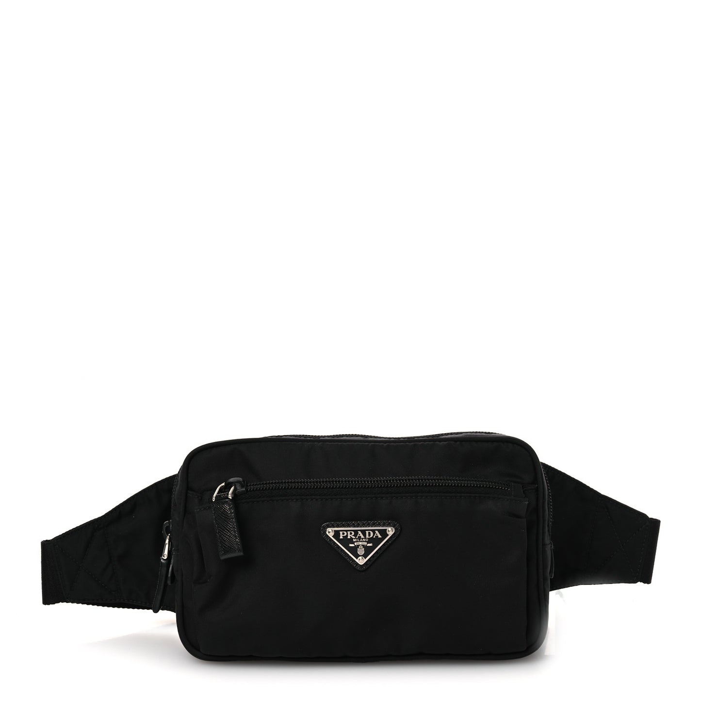 Re-Nylon Saffiano Belt Bag Black