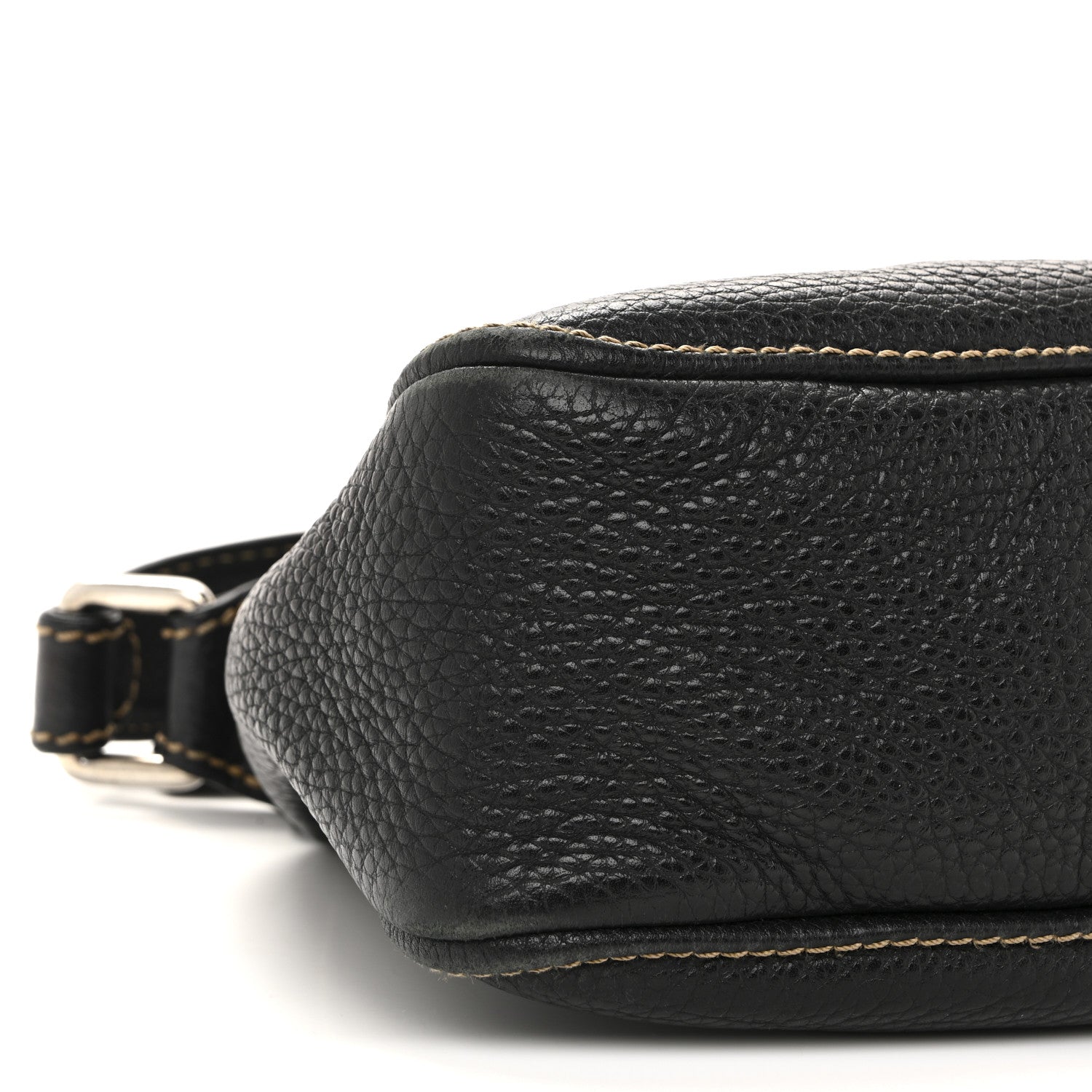 Chanel Grained Calfskin Tassel Shoulder Bag Black 9 of 14