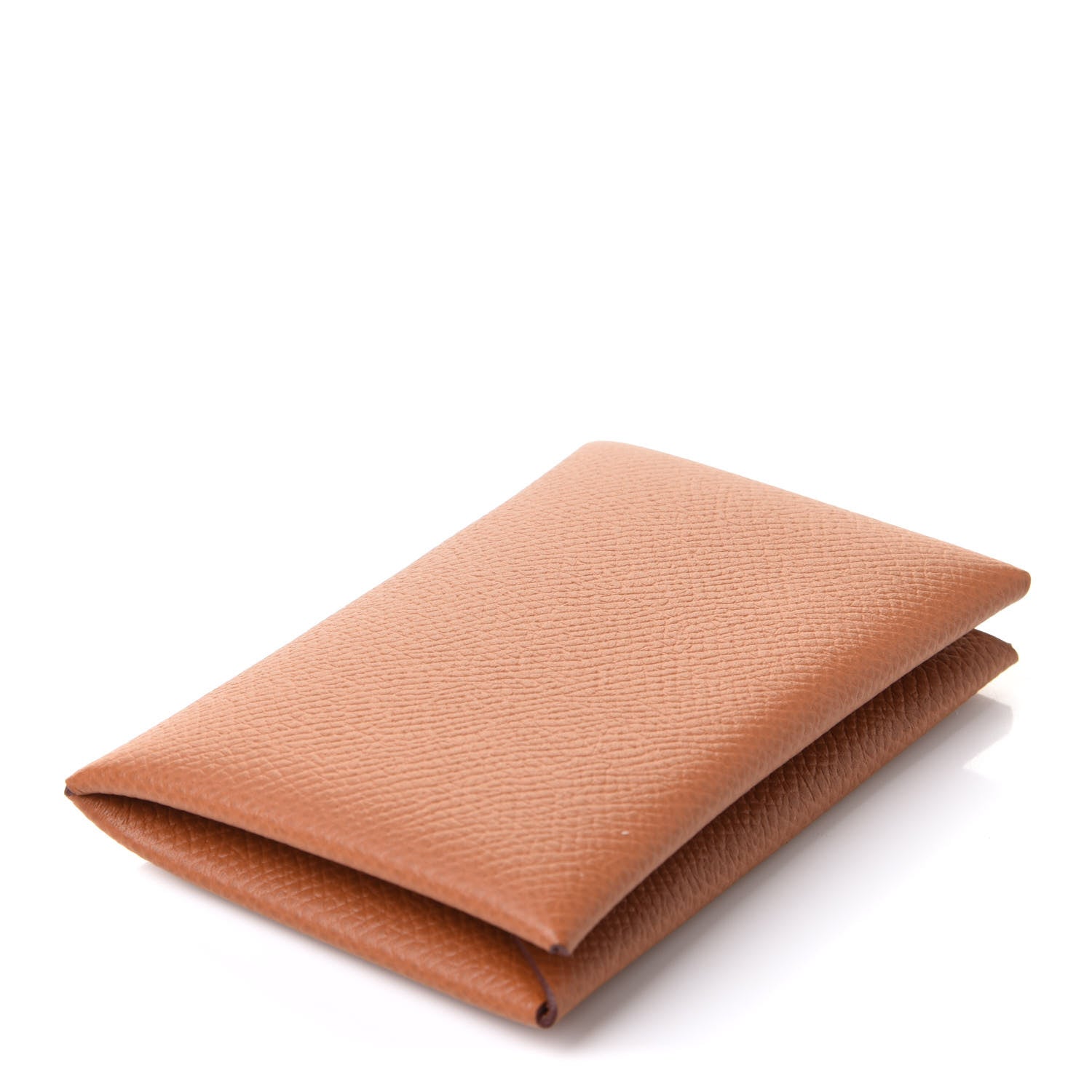 Hermes Epsom Calvi Card Case Gold 4 of 7