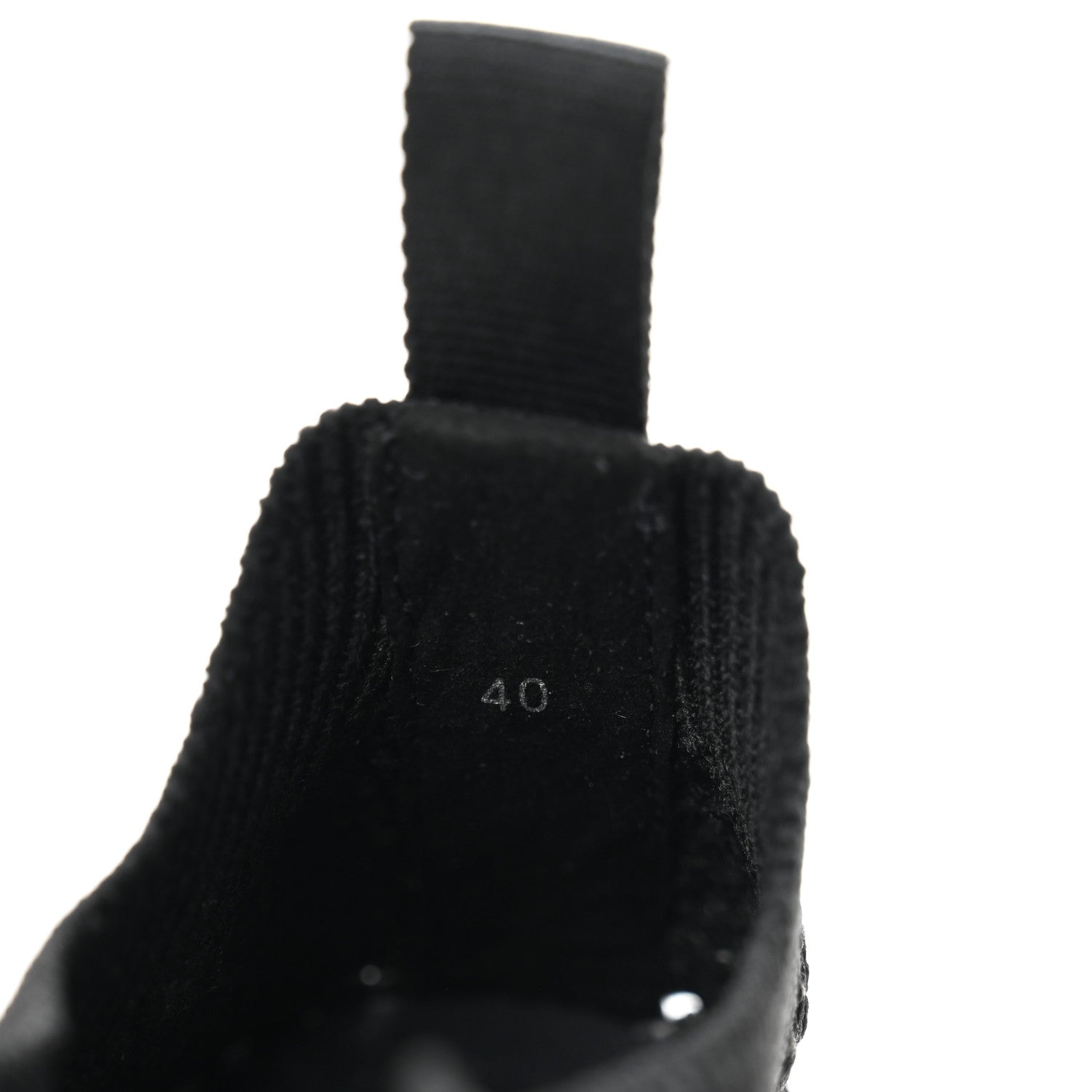Jimmy Choo Veles Knit Pearly Lace Up Sneaker 40 Black 8 of 9
