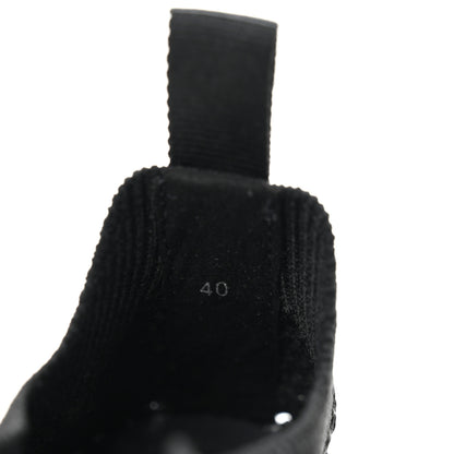 Jimmy Choo Veles Knit Pearly Lace Up Sneaker 40 Black 8 of 9