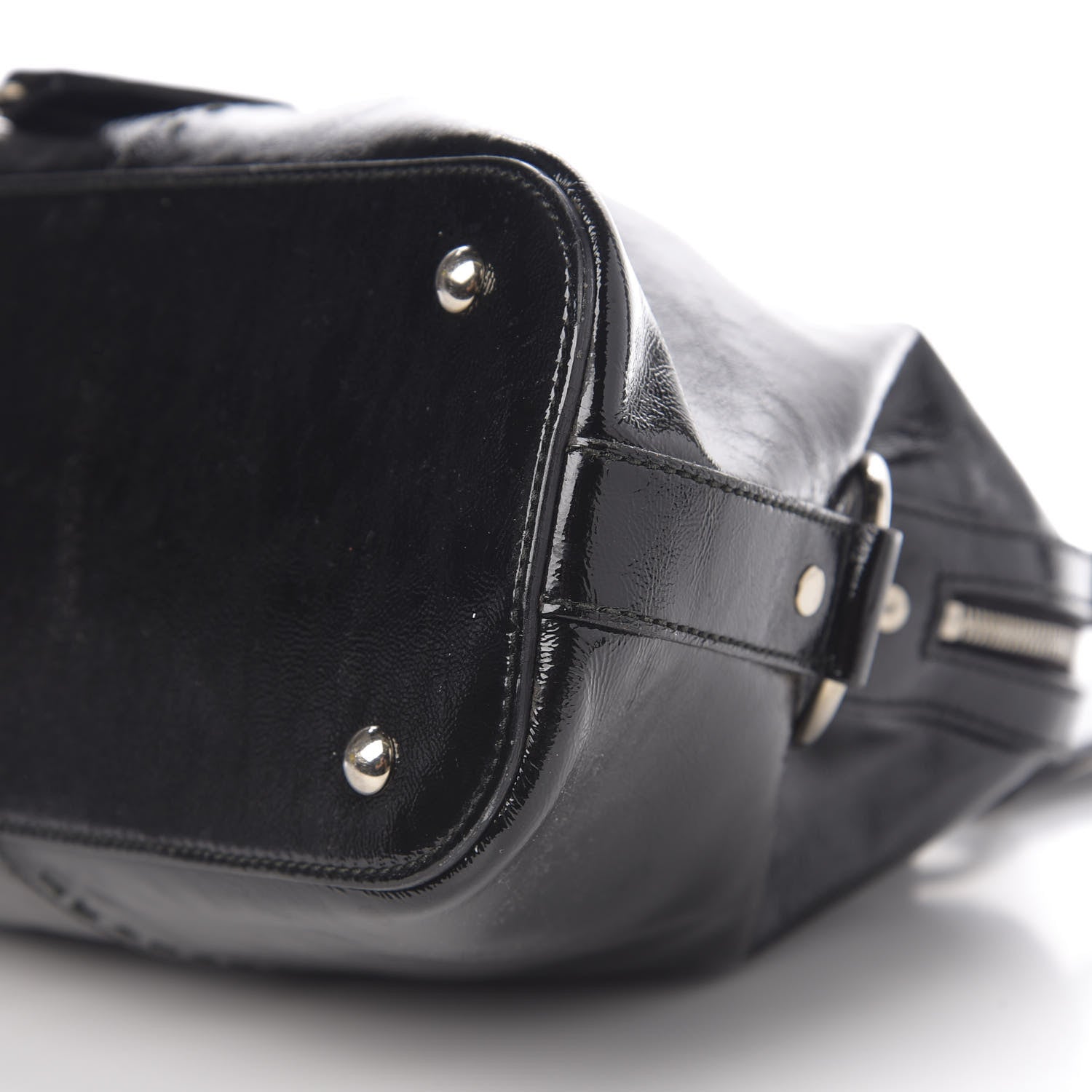 Saint Laurent Patent Large Muse Black 8 of 9