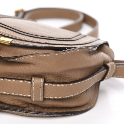 Chloe Calfskin Mini Marcie Round Crossbody Bag Nut 8 of 13