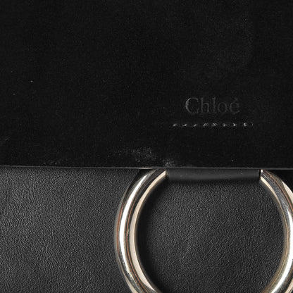 Chloe Suede Calfskin Small Faye Shoulder Bag Black 8 of 8