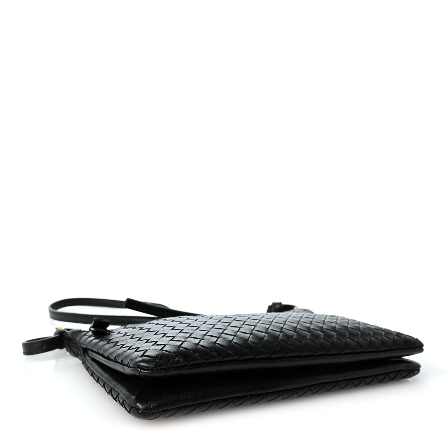 Nappa Intrecciato Medium Piccolo Pouch  Black