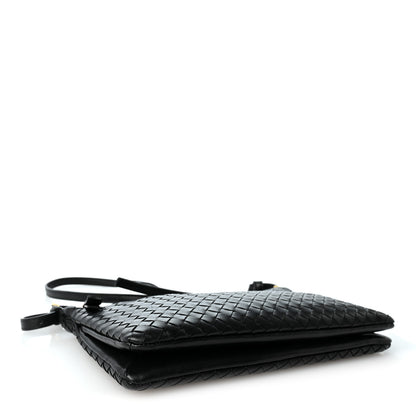 Bottega Veneta Nappa Intrecciato Medium Piccolo Pouch  Black 3 of 8