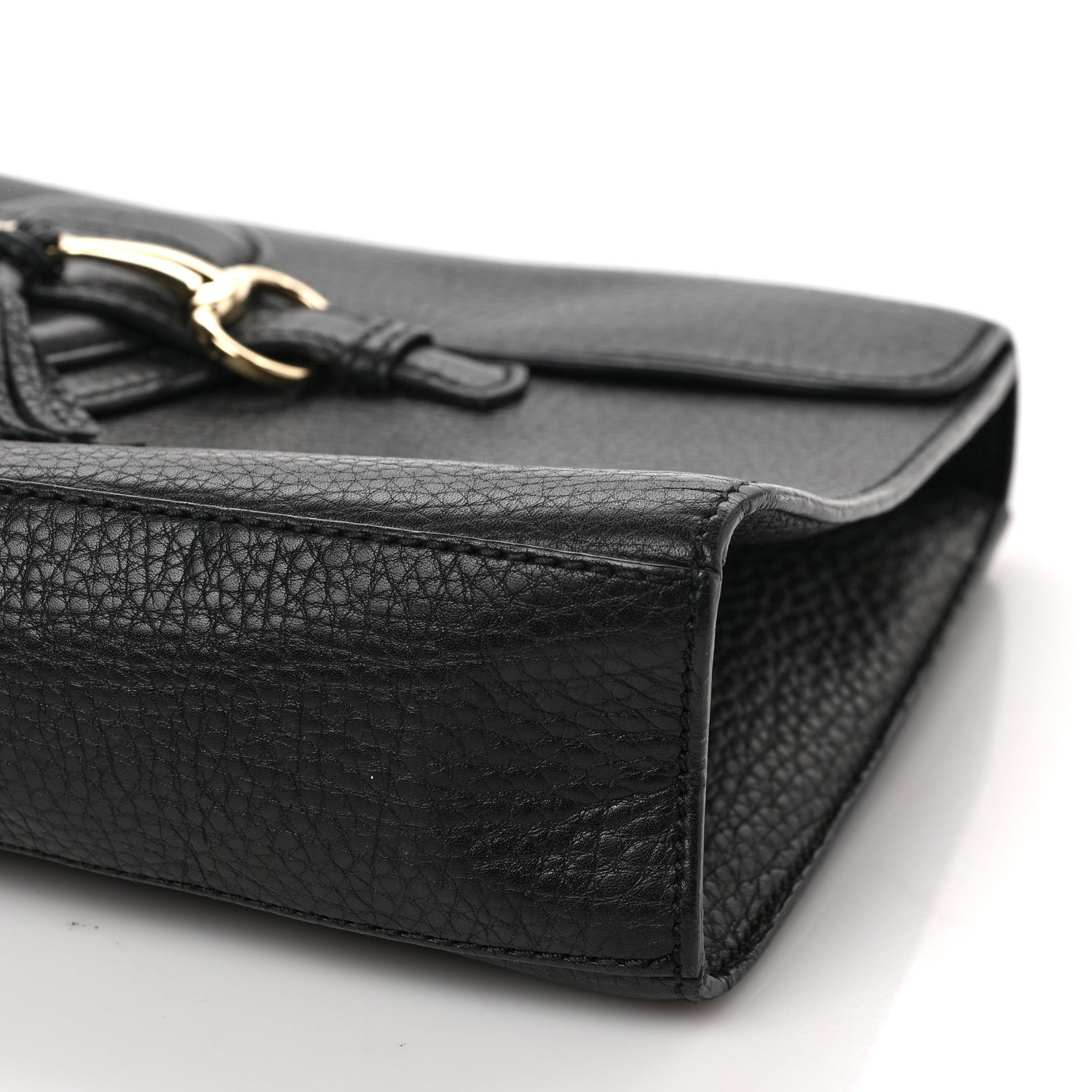 Gucci Cellarius Calfskin Medium Emily Chain Shoulder Bag Black 9 of 9