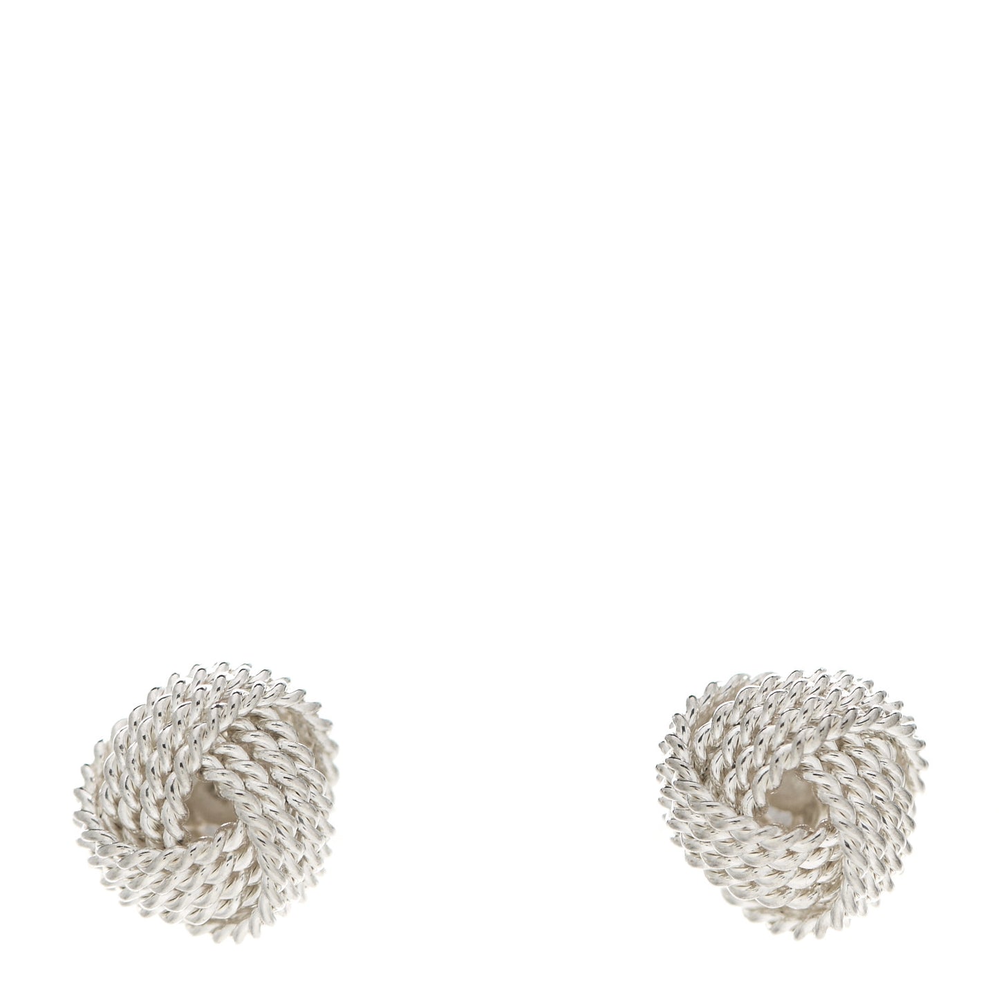 Sterling Silver Twist Knot Earrings
