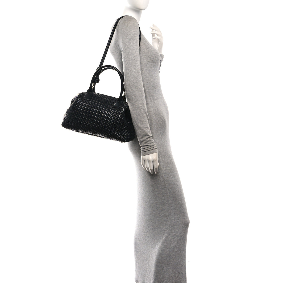 Bottega Veneta Nappa Intrecciato Medium Bauletto Black 2 of 11