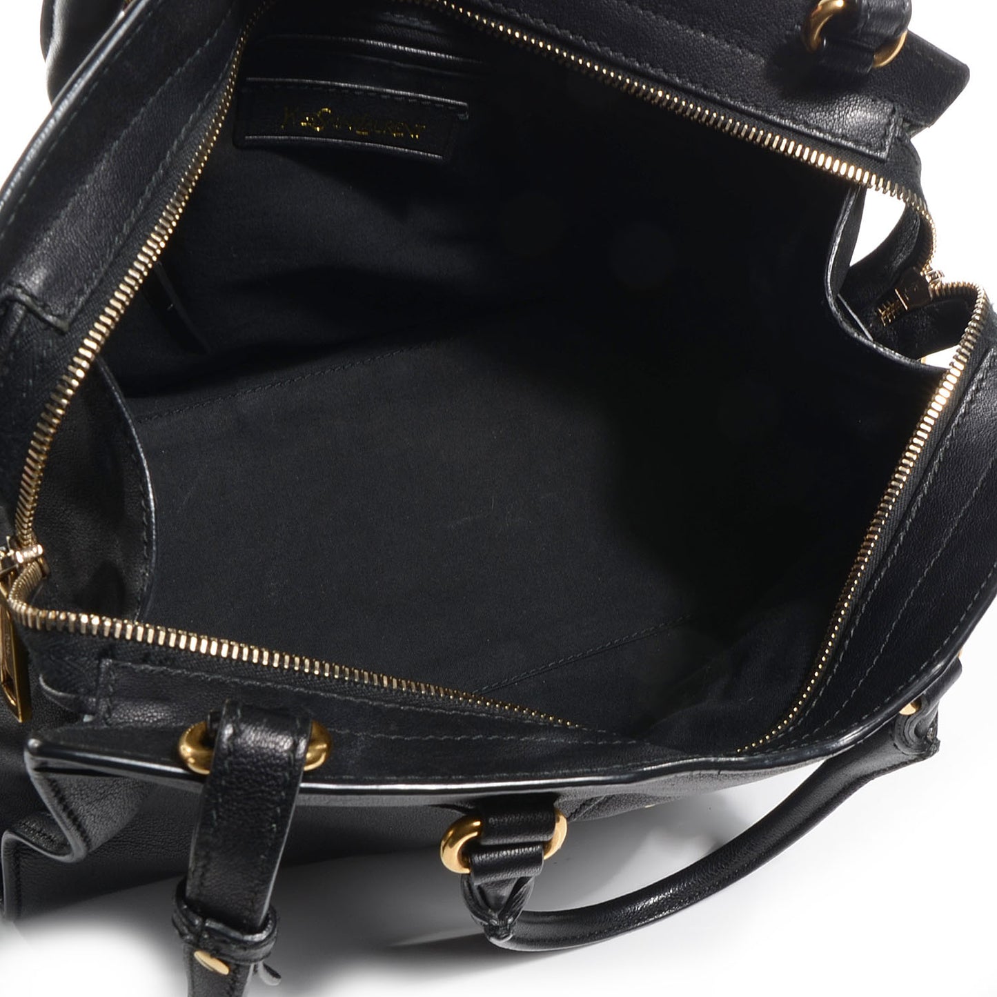 Sheepskin Leather Mini Cabas ChYc Black
