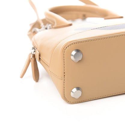 Balenciaga Calfskin Happy Sad XXS Ville Top Handle Bag Light Brown 6 of 8