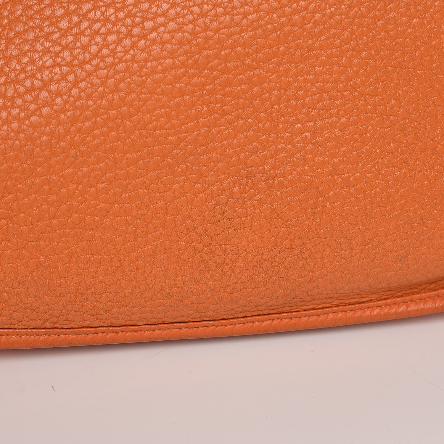 Hermes Taurillon Clemence Evelyne III GM Orange 14 of 21