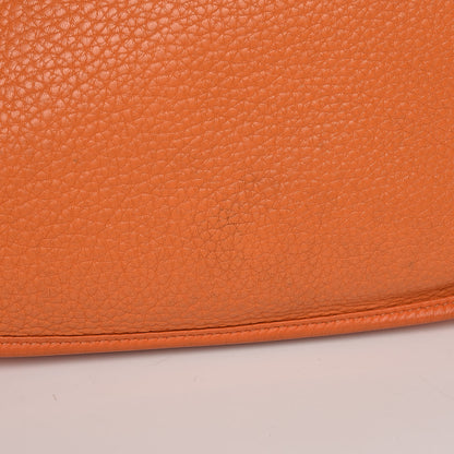Hermes Taurillon Clemence Evelyne III GM Orange 14 of 21