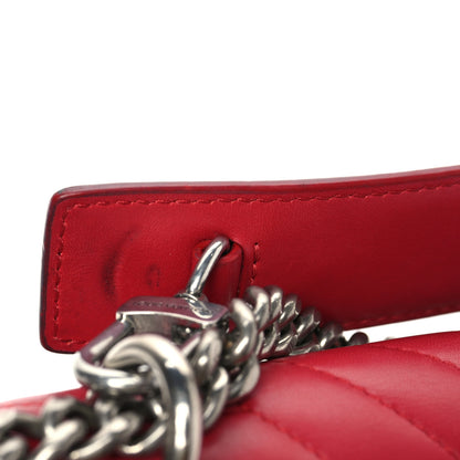 Louis Vuitton Calfskin New Wave Chain PM Scarlet 8 of 10