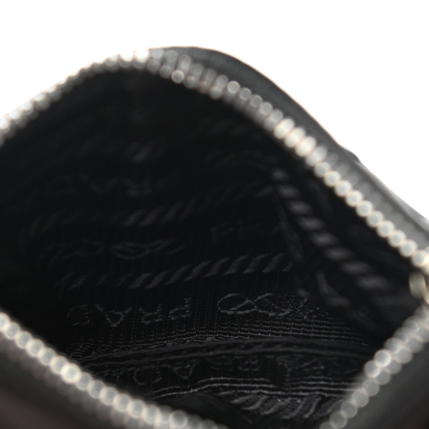 Prada Tessuto Re-Nylon Double Pouch Black 4 of 7