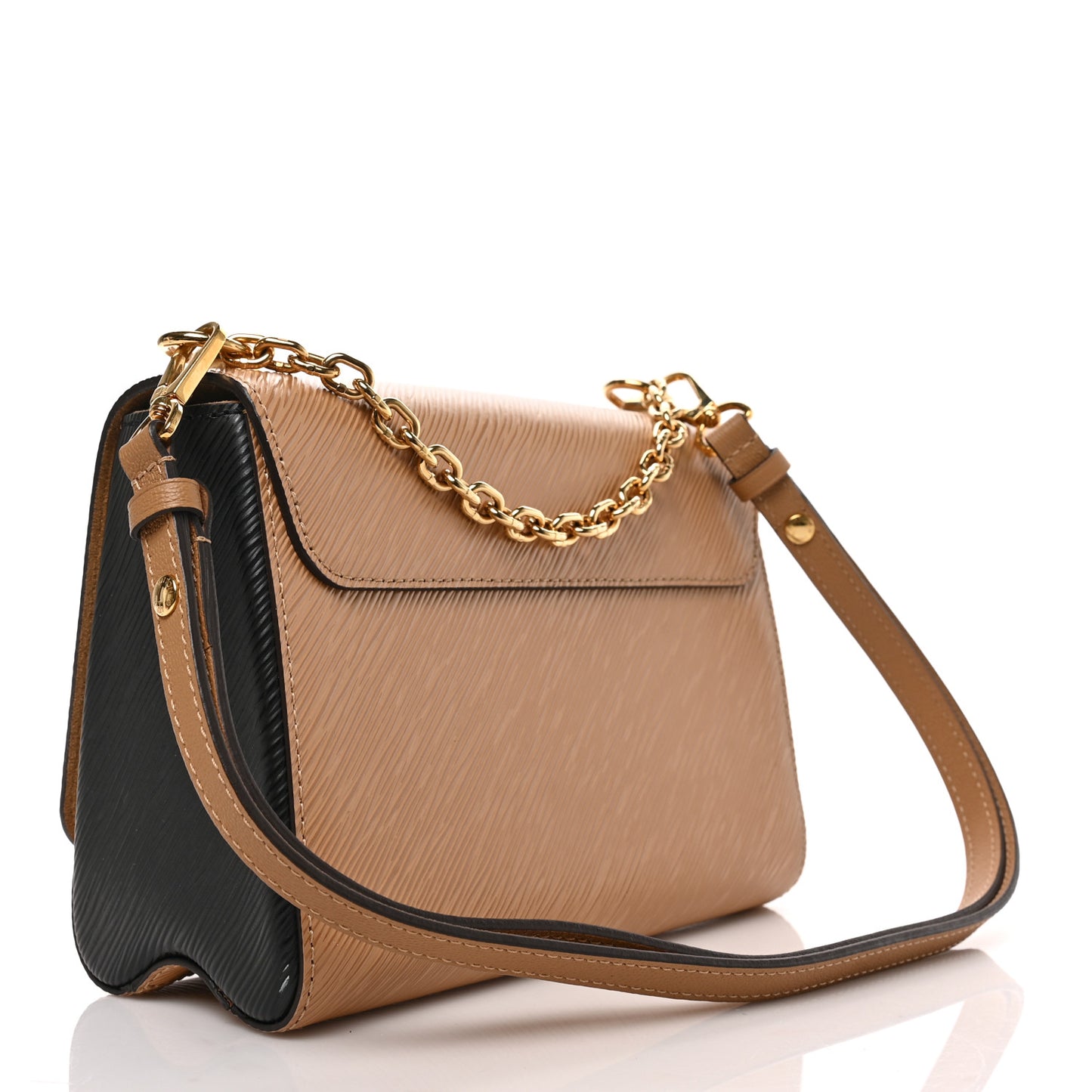 Epi Twist Shoulder Bag MM Camel