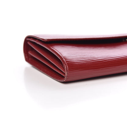 Louis Vuitton Epi Sarah Wallet Rubis 8 of 9
