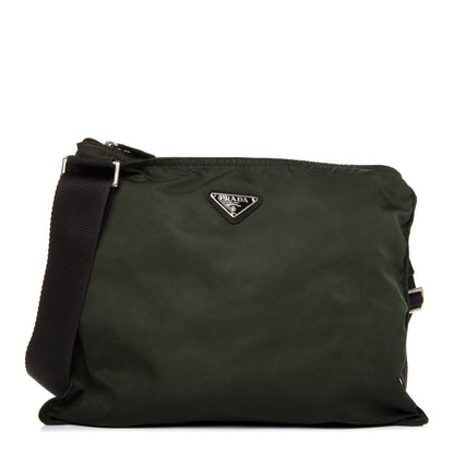 Prada Nylon Vela Flat Messenger Bag Mimetico 1 of 22