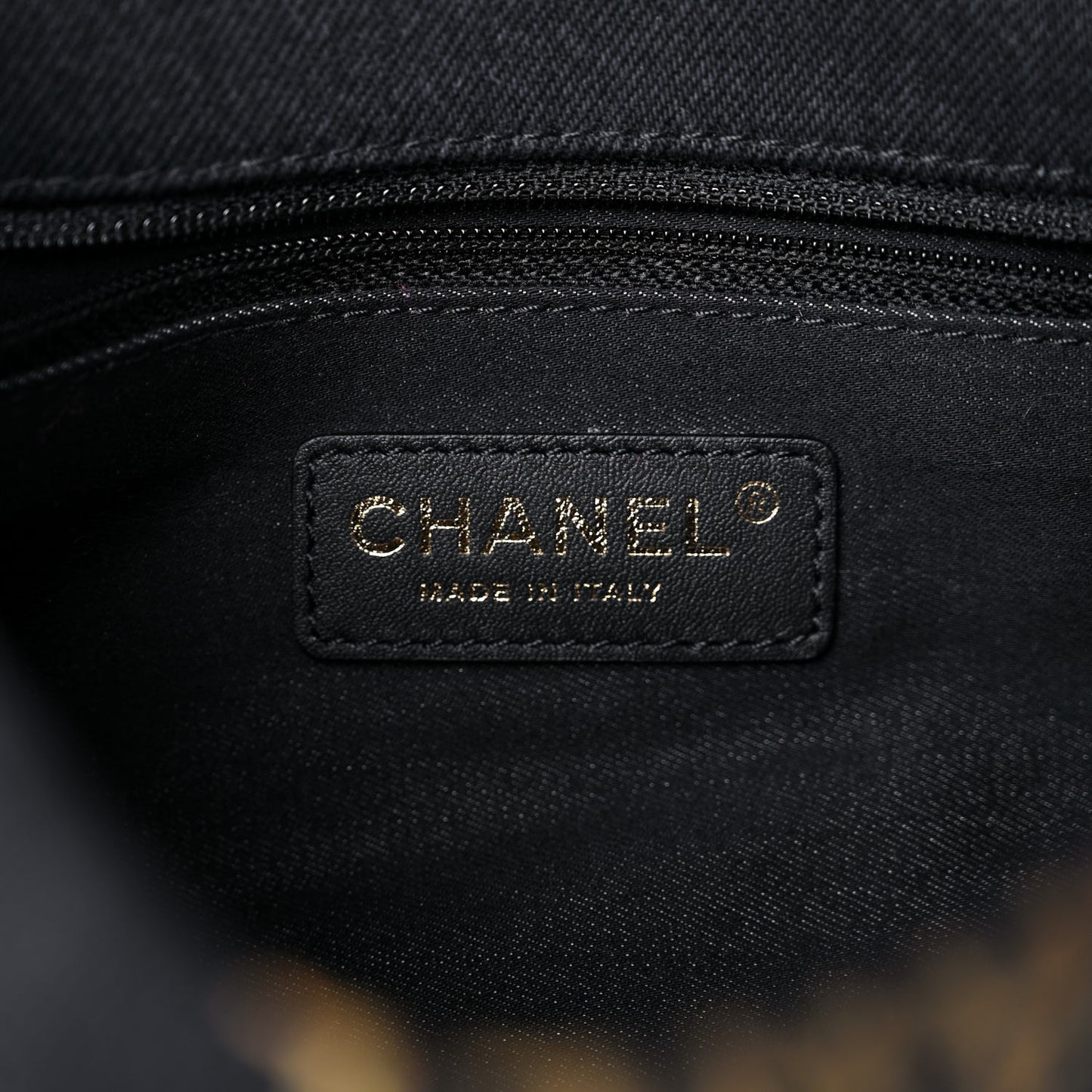 Denim Quilted Denim Mood Large Flap Black Multicolor