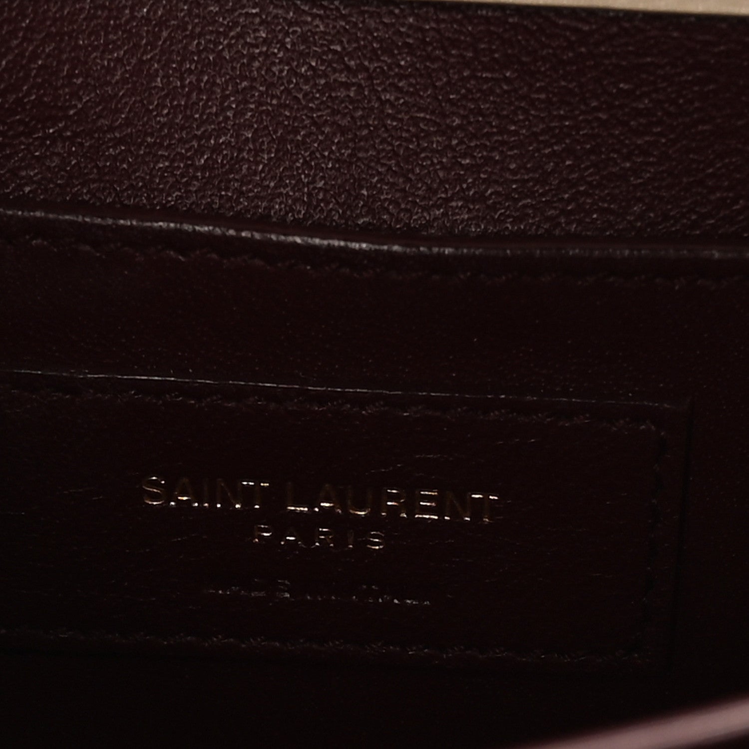 Saint Laurent Smooth Calfskin Medium Classic Monogram Cassandra Top Handle Crema Soft Rouge Legion 6 of 10