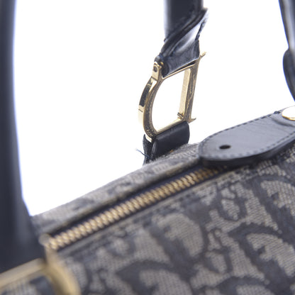 Christian Dior Denim Monogram Boston Navy 9 of 13