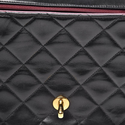 Chanel Lambskin Quilted Medium Single Flap Black 11 of 14