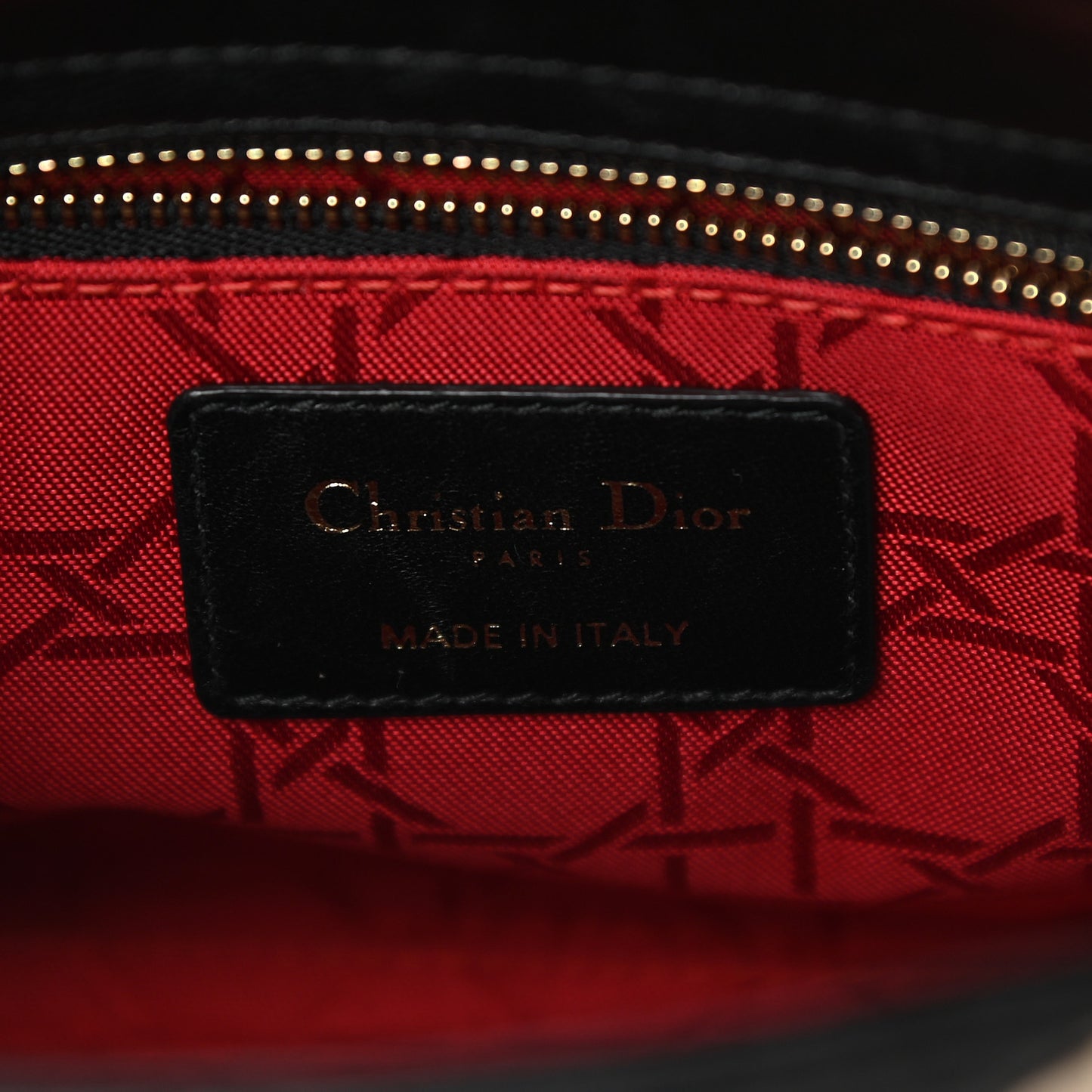 Lambskin Cannage Small My ABCDior Lady Dior Black