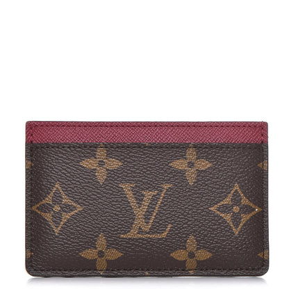 Louis Vuitton Monogram Card Holder Fuchsia 1 of 7