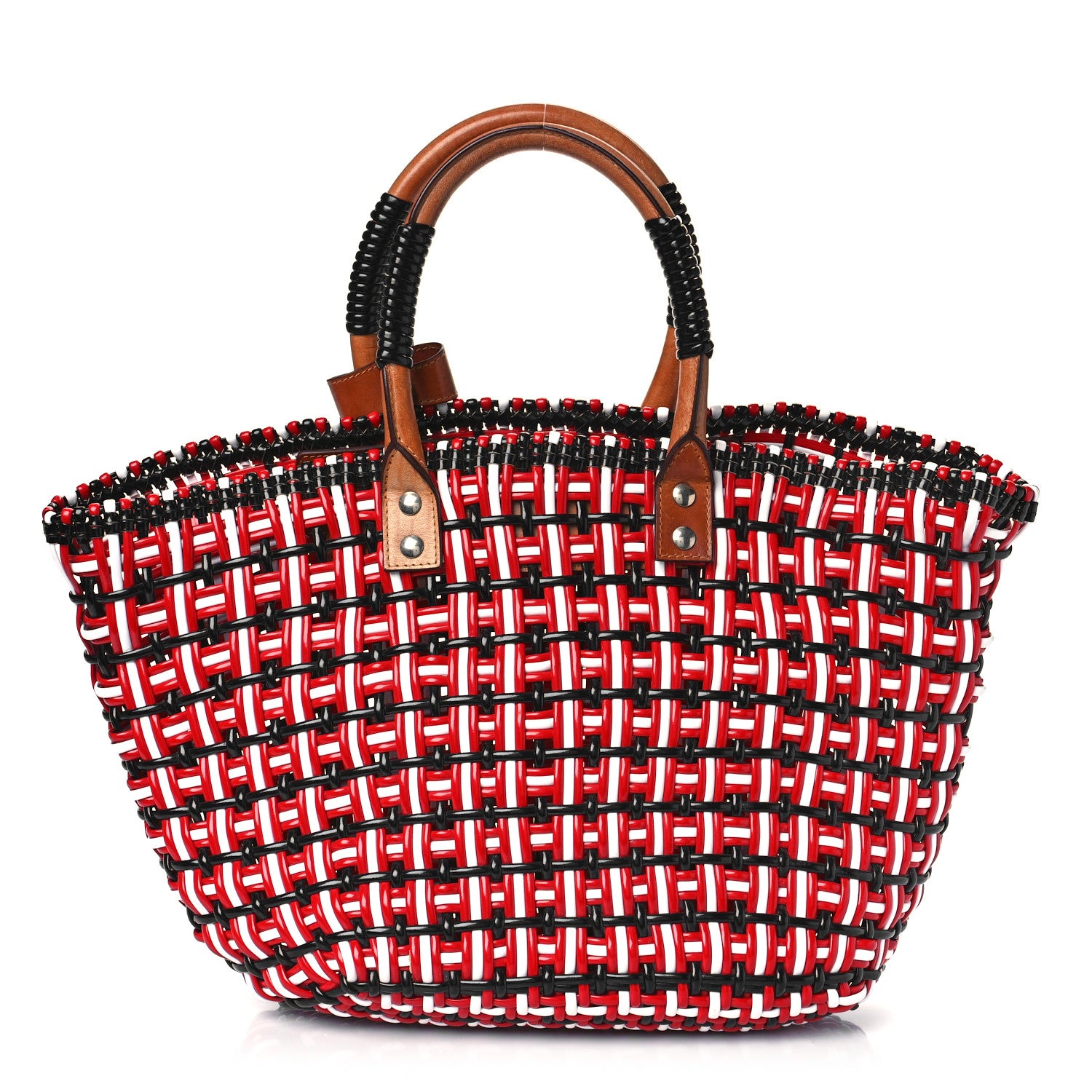 Balenciaga PU Calfskin Bistrot Panier Tote 2 of 9